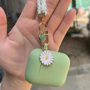 ** NEW **  Cute Green Flower AirPods Case Model 1/2 and Airpods pro